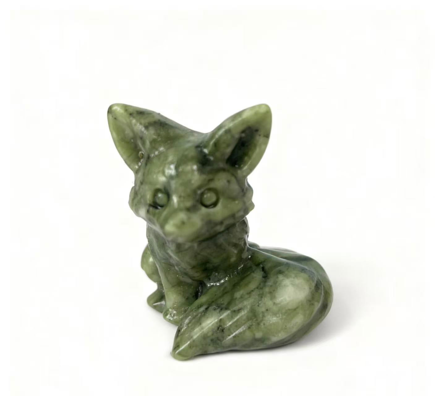 Fox Carving Natural Crystals.4.5cm