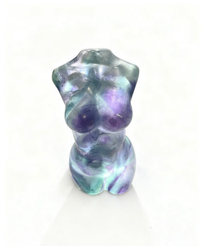 Blue Fluorite Godness Lady body.10cm