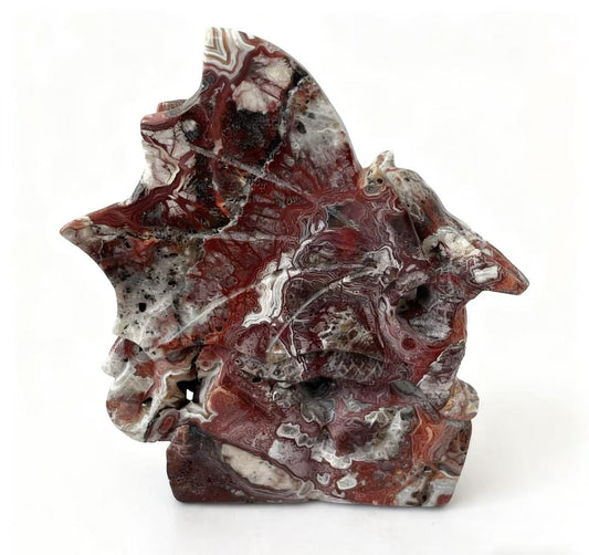 Mexican agate dragon shaped sculptures