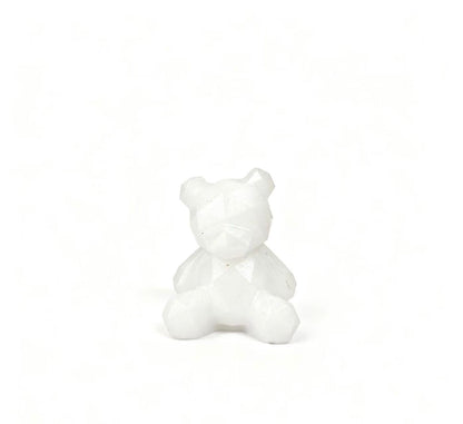 Different materials Sliced bear carving natural crystals.6cm