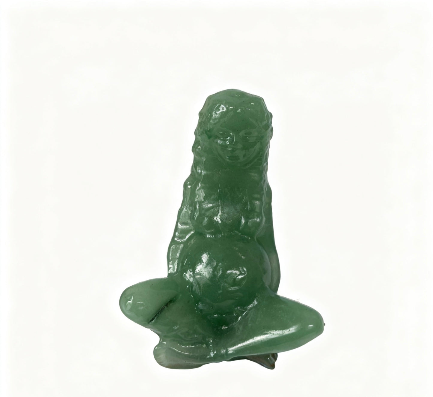Earth Mother Carving Natural Crystals 6cm