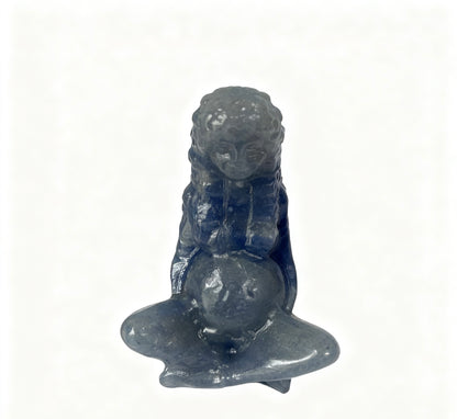 Earth Mother Carving Natural Crystals 6cm