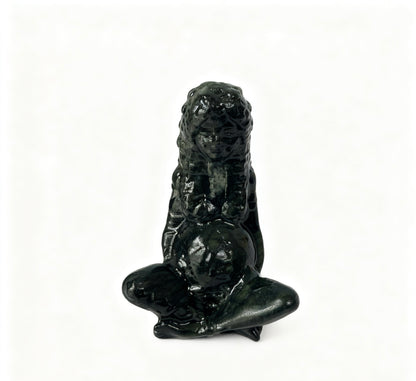 Earth Mother Carving Natural Crystals 6cm