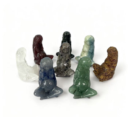 Earth Mother Carving Natural Crystals 6cm