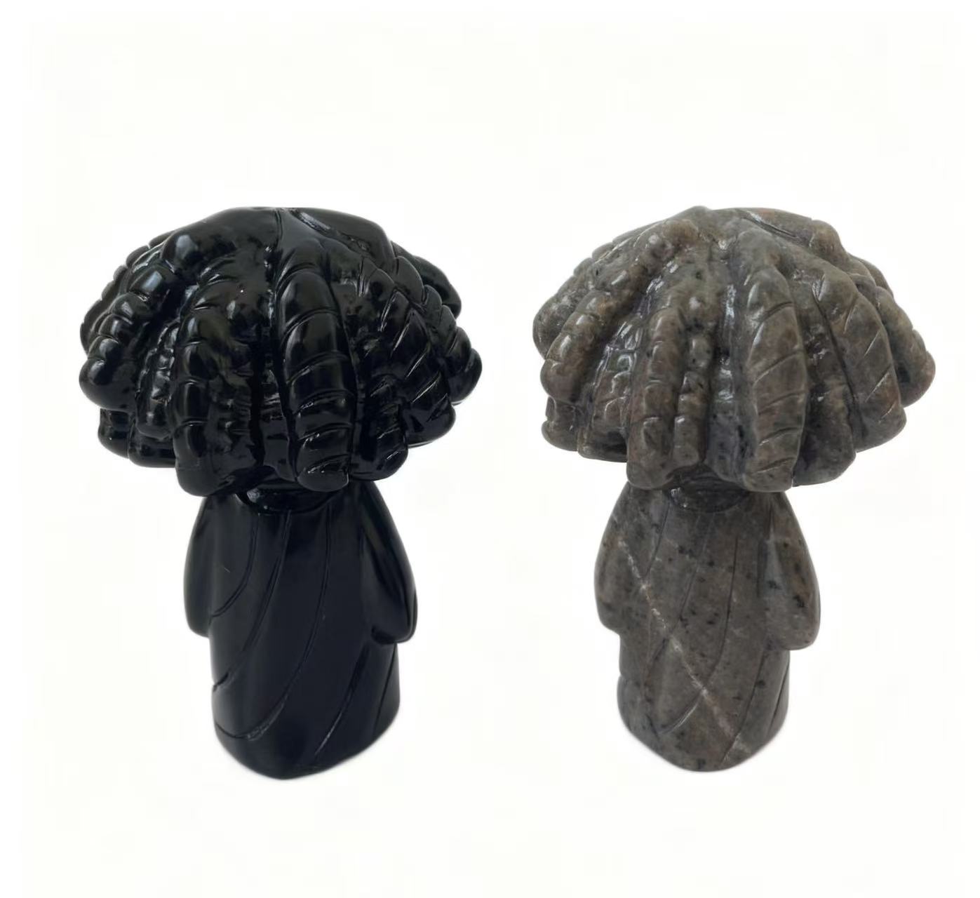 Creepy Dolls Carving Natural Crystals Handcrafted Unique Decorative Figurines for Home Decor 11cm High-Quality Natural Crystals Affordable Price