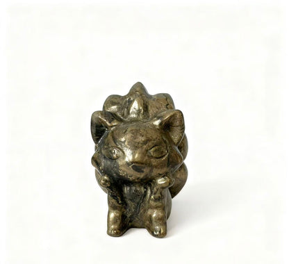 Natural Crystal Carvings of Nine-Tailed Foxes in Various Materials 6cm - Wisdom & Longevity Symbolism Home Decor Collectibles