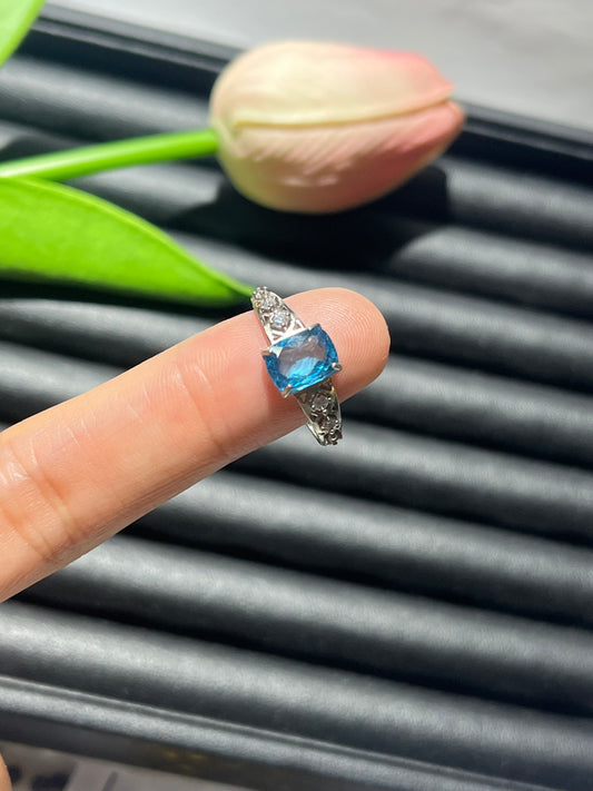 S925:Swiss Topaz Rings