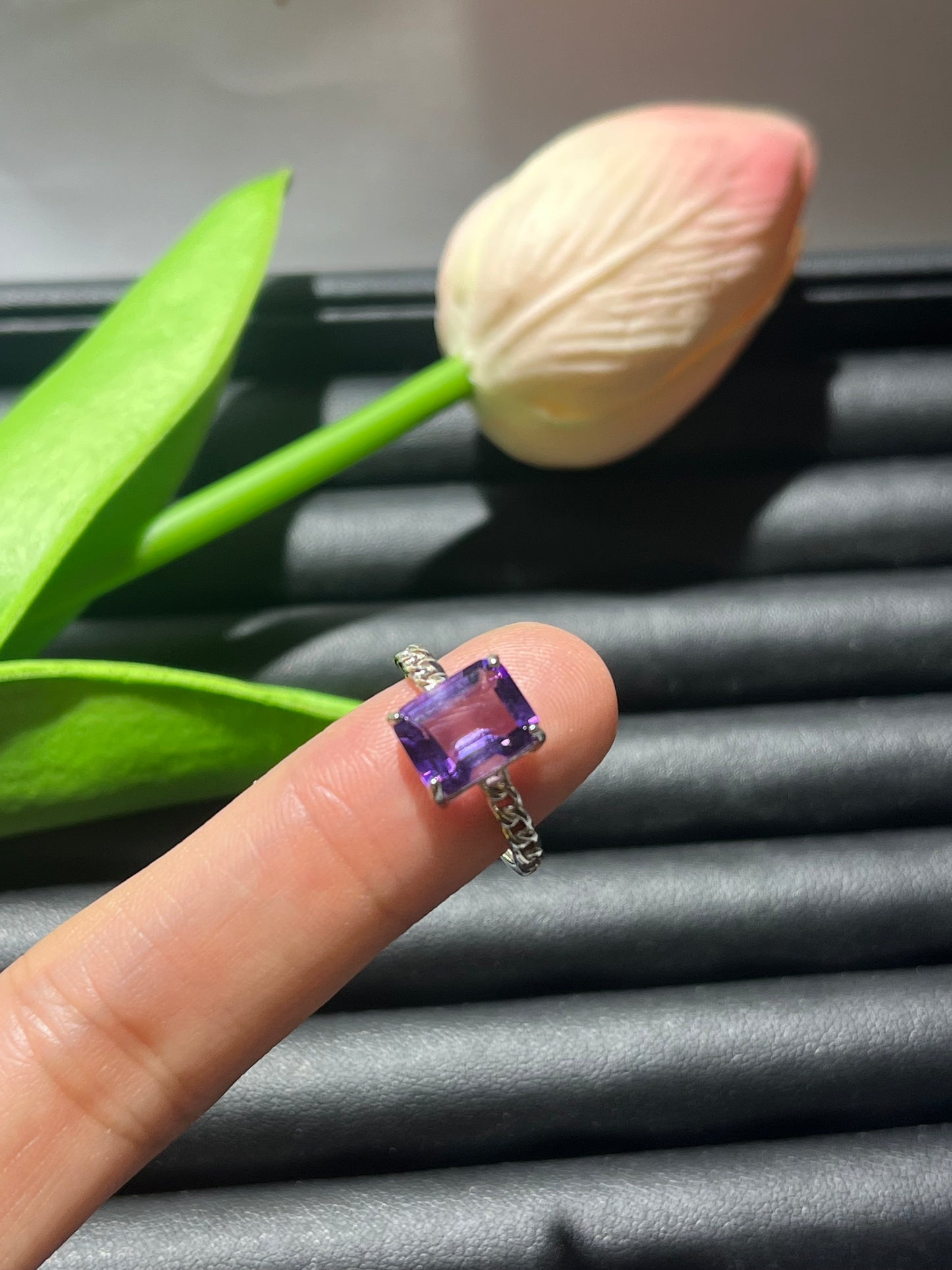 S925: Amethyst rings