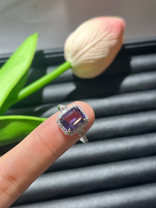 S925: Amethyst rings