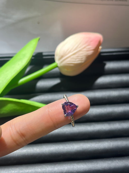 S925: Amethyst rings