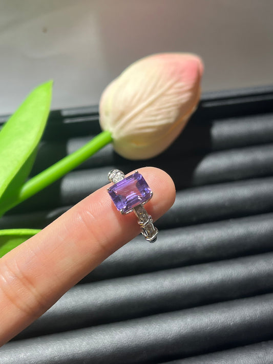 S925: Amethyst rings