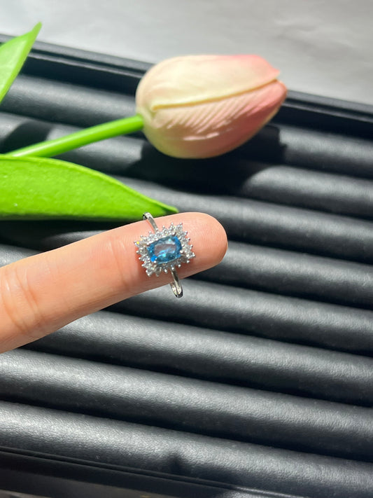 S925:Swiss Topaz Rings