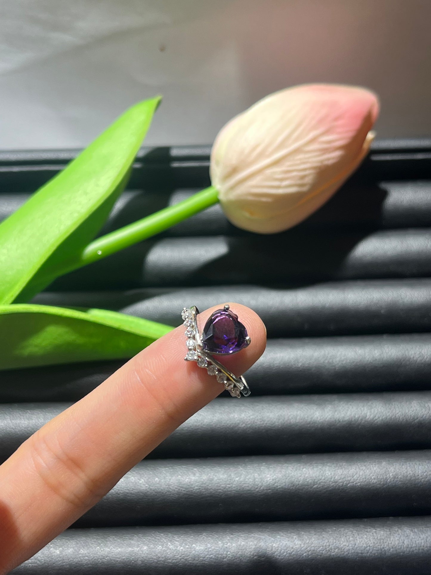 S925: Amethyst rings