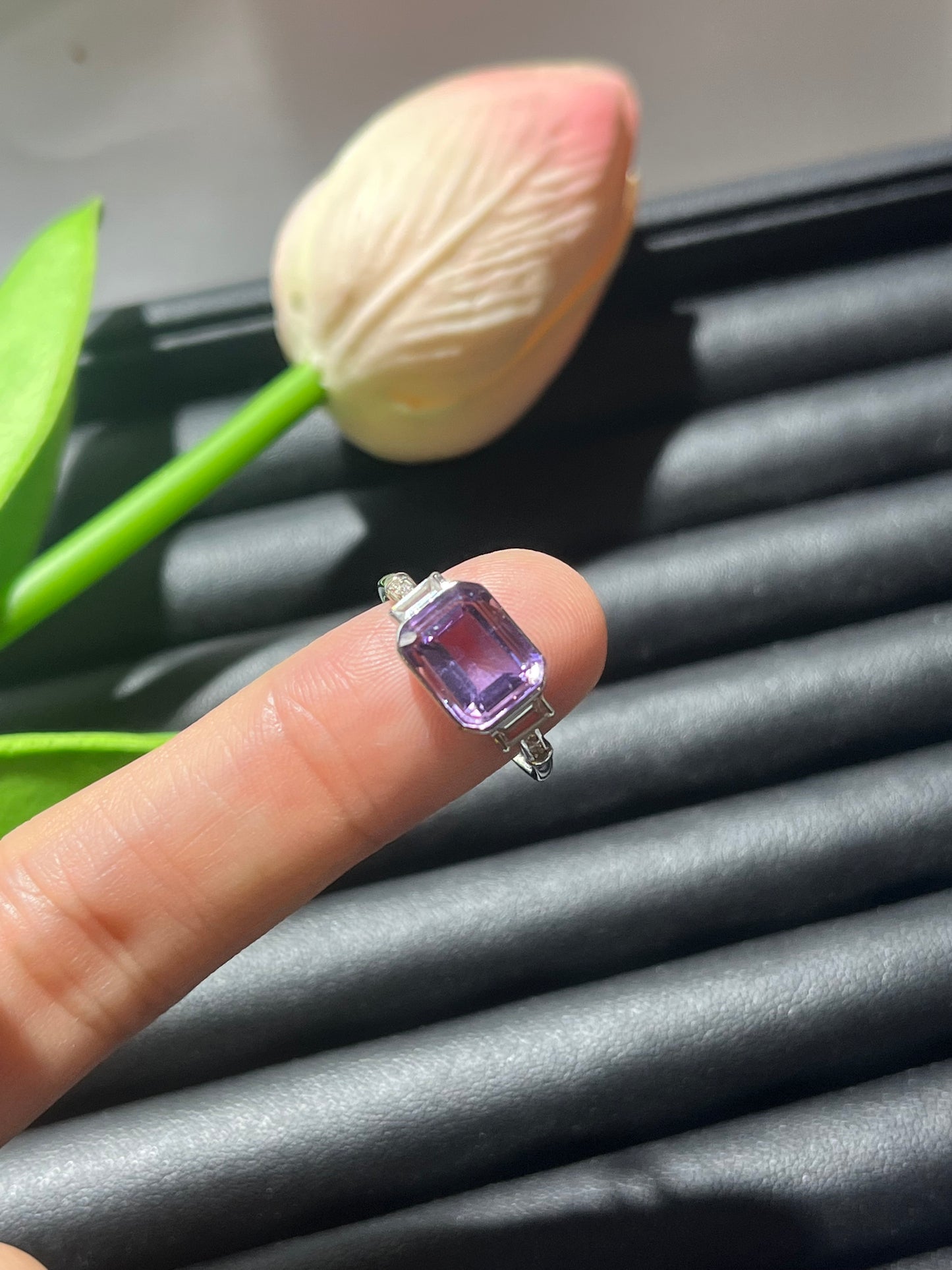 S925: Amethyst rings