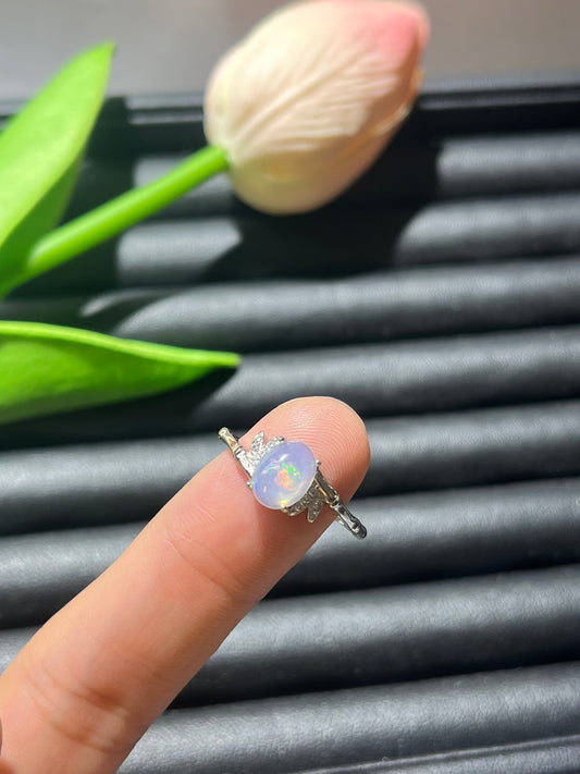 S925: Opal rings