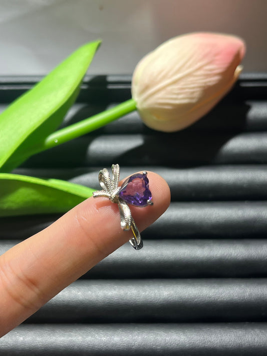 S925: Amethyst rings